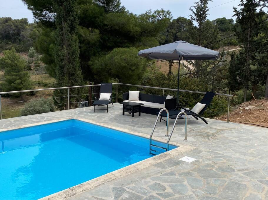 Retreat Villa By The Sea With Pool In Porto Cheli Exteriér fotografie